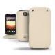 Capa em pele Wiko Cink King  - Beige ( Nappa - Pantone 7502C ) 