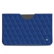 Custodia in pelle Apple iPad 10.2" (2019) - Bleu océan - Couture ( Nappa - Pantone 293C ) 
