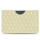 Funda de piel Apple iPad 10.2" (2019) - Ivoire - Couture ( Sleek P C12 - White ) 