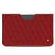 Apple iPad 10.2" (2019) leather pouch - Tomate - Couture ( Pantone 187C ) 