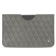 Funda de piel Apple iPad 10.2" (2019) - Acier vintage - Couture