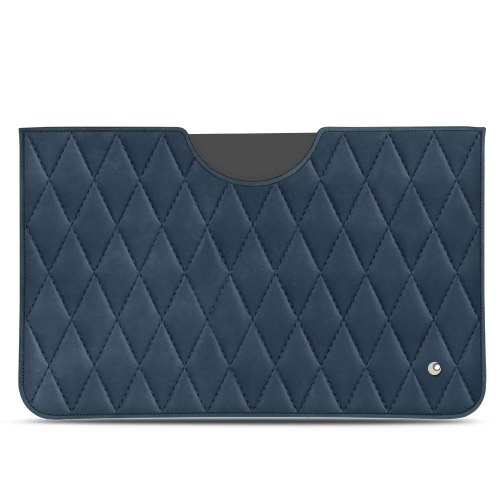 Lederschutzhülle Apple iPad 10.2" (2019 / 2020 / 2021)Jean vintage - Couture ( Pantone #2f414f  ) 