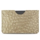Apple iPad 10.2" (2019) leather pouch - Autruche desert
