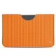Pochette cuir Apple iPad 10.2" (2019) - Abaca arancio