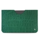 Pochette cuir Apple iPad 10.2" (2019) - Crocodile pino
