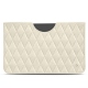 硬质真皮保护套 Apple iPad 10.2" (2019) - Blanc escumo - Couture