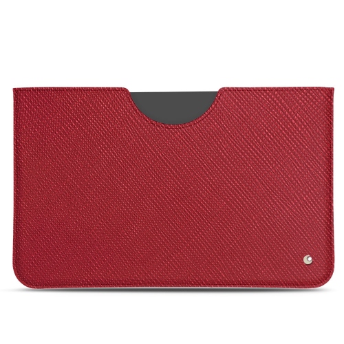 Apple iPad 10.2" (2019 / 2020 / 2021) leather sleeveRouge passion ( Pantone #a6192e ) 