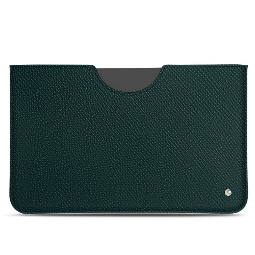 Apple iPad 10.2" (2019 / 2020 / 2021) leather sleeveVert séduisant ( Pantone #1d3c34 ) 