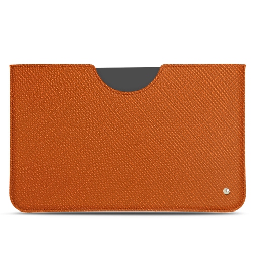 가죽 커버 Apple iPad 10.2" (2019 / 2020 / 2021)Orange vibrant ( Pantone #e36b39 ) 