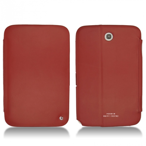Custodia in pelle Samsung GT-N5100 Galaxy Note 8.0 Rouge ( Nappa - Pantone #d50032 ) 
