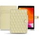 Apple iPad 10.2" (2019) leather case - Beige - Couture ( Nappa - Pantone 7502C ) 