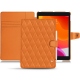 Apple iPad 10.2" (2019) leather case - Orange - Couture ( Nappa - Pantone 1495U ) 