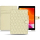硬质真皮保护套 Apple iPad 10.2" (2019) - Ivoire - Couture ( Sleek P C12 - White ) 