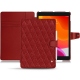 Housse cuir Apple iPad 10.2" (2019) - Tomate - Couture ( Pantone 187C ) 