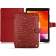 Funda de piel Apple iPad 10.2" (2019) - Autruche ciliegia