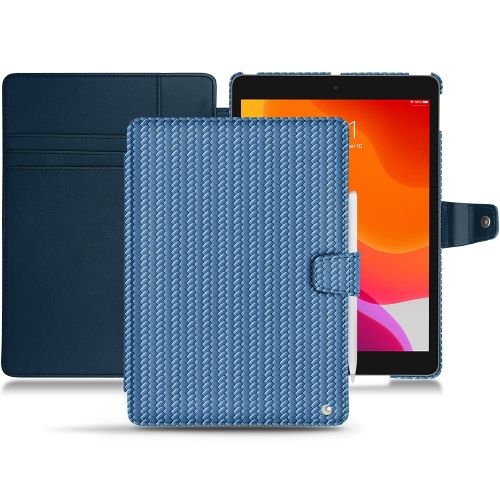 Funda de piel Apple iPad 10.2" (2019 / 2020 / 2021)Abaca ishia ( Pantone #395775 ) 