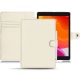 Apple iPad 10.2" (2019) leather case - Blanc PU