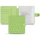 Capa em pele Kobo Libra H2O - Vert olive - Couture ( Nappa - Pantone 578U ) 