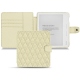 Funda de piel Kobo Libra H2O - Ivoire - Couture ( Sleek P C12 - White ) 
