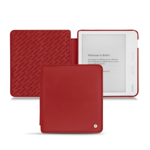 Gecko Covers Kobo Aura H2O (édition 2) Slimfit Housse Rouge