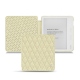 Kobo Libra H2O leather case - Ivoire - Couture ( Sleek P C12 - White ) 