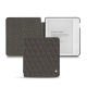 Kobo Libra H2O leather case - Anthracite - Couture ( Pantone 424C ) 