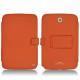 Housse cuir Samsung GT-N5100 Galaxy Note 8.0 - Papaye ( Pantone 180C ) 