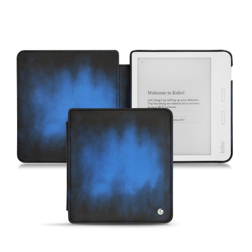 Lederschutzhülle Kobo Libra H2OBleu Patine