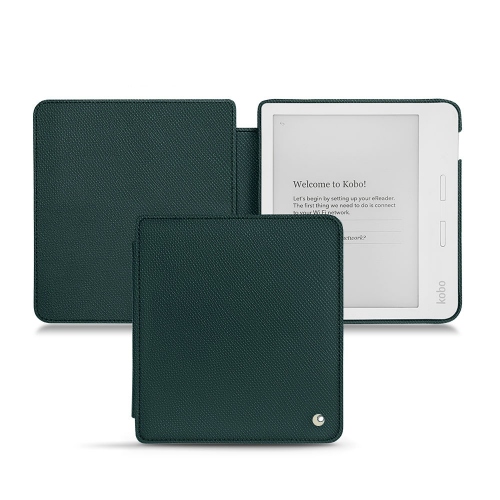 Funda de piel Kobo Libra H2OVert séduisant ( Pantone #1d3c34 ) 