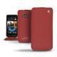 Custodia in pelle HTC One  - Rouge ( Nappa - Pantone 199C ) 