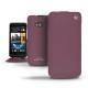 Custodia in pelle HTC One  - Lie de vin ( Pantone 5115C ) 