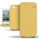 Apple iPhone 5  leather case - Mimosa - Couture ( Pantone 141C ) 
