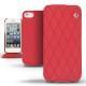 Funda de piel Apple iPhone 5  - Tomate - Couture ( Pantone 187C ) 