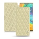 Housse cuir Huawei Mate 30 Pro - Beige - Couture ( Nappa - Pantone 7502C ) 