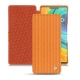 Custodia in pelle Huawei Mate 30 Pro - Abaca arancio