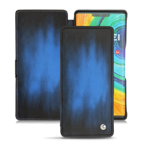 Huawei Mate 30 Pro leather casesBleu Patine