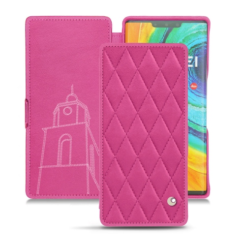 Funda de piel Huawei Mate 30 ProRose BB - Couture ( Pantone #DB599F )