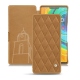 Housse cuir Huawei Mate 30 Pro - Castan esparciate - Couture