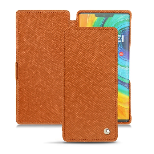 Funda de piel Huawei Mate 30 ProOrange vibrant ( Pantone #e36b39 ) 