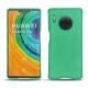Coque cuir Huawei Mate 30 Pro - Menthe vintage ( Pantone 562C ) 
