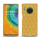 Huawei Mate 30 Pro leather cover - Mimosa - Couture ( Pantone 141C ) 