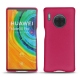 Capa em pele Huawei Mate 30 Pro - Rose fluo
