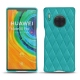 Funda de piel Huawei Mate 30 Pro - Bleu fluo - Couture