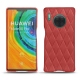 Coque cuir Huawei Mate 30 Pro - Cerise vintage - Couture