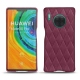 Capa em pele Huawei Mate 30 Pro - Prune vintage - Couture