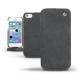 Housse cuir Apple iPhone 5S  - Dark vintage ( Roughtcut - Black#5256 ) 