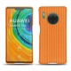 Custodia in pelle Huawei Mate 30 Pro - Abaca arancio