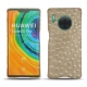 Coque cuir Huawei Mate 30 Pro - Autruche desert