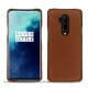 OnePlus 7T Pro leather cover - Marron ( Nappa - Pantone 1615C ) 