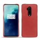 Capa em pele OnePlus 7T Pro - Cerise vintage ( Pantone 185C ) 